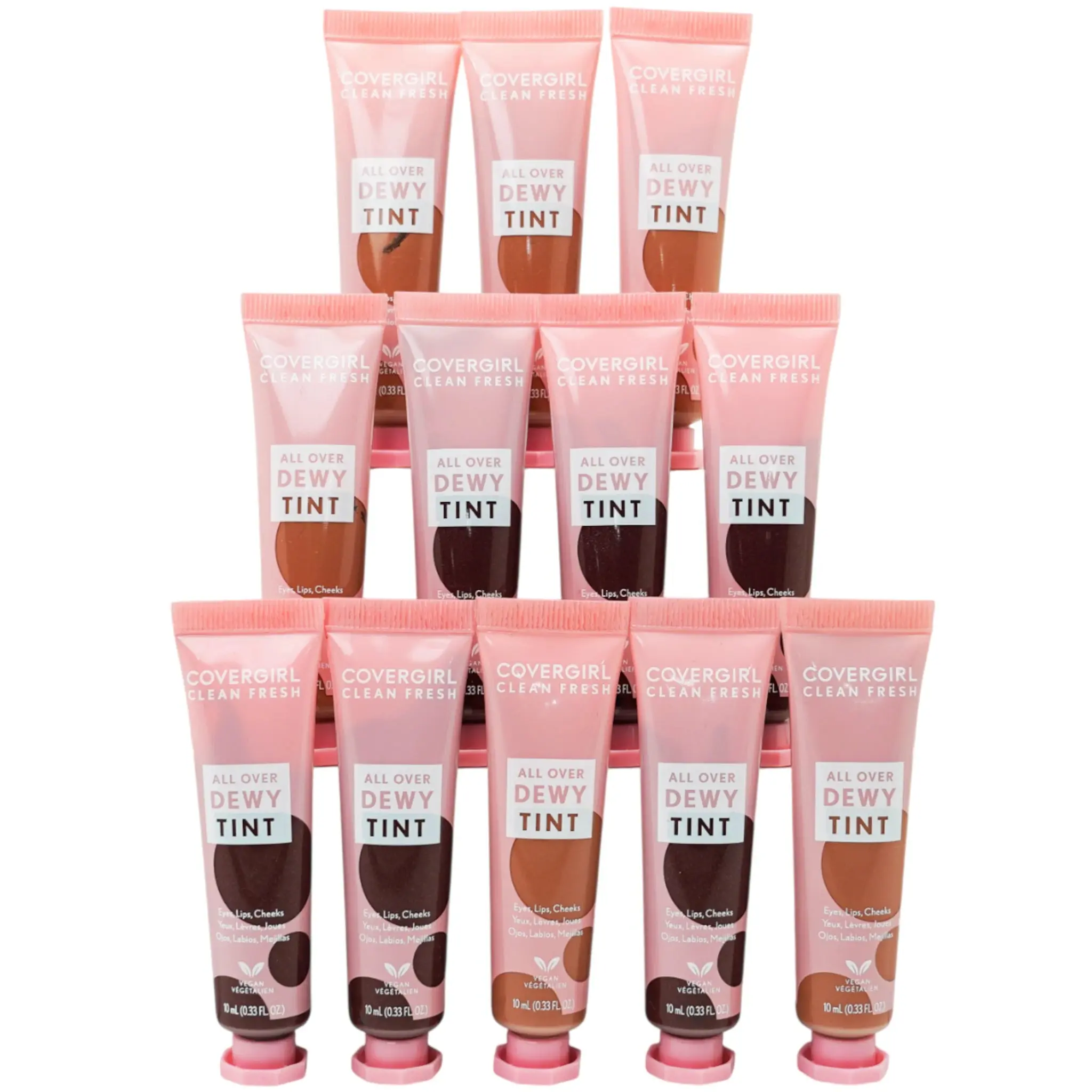 Covergirl Clean Fresh All Over Dewy Tint Assorted - Wholesale 12 Units (COTDEWASS)