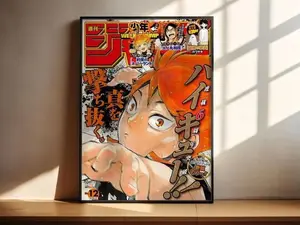 Haikyuu Hinata Shoyo Anime Poster Print, Manga Art, Anime Wall Decor, Anime Room Artwork, Anime Gift, Manga Fan Gift, Anime Merch - Number 01