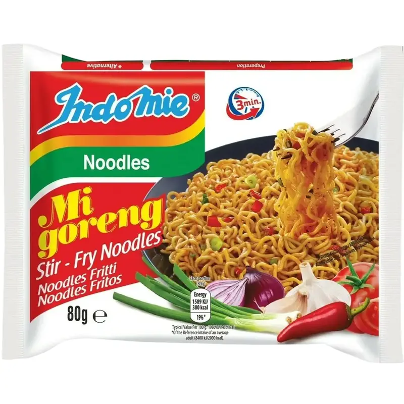 Indomie Goreng Viral Instant Noodle Original Most Popular Ramen In the World Pack of 5