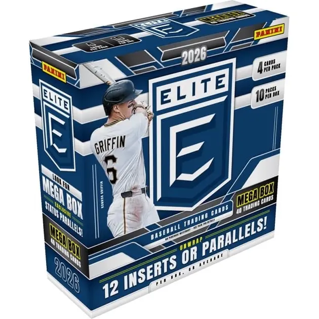 2026 Panini Donruss Elite Baseball Mega Box 2026 Panini Donruss Elite Baseball Mega Box