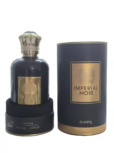 Riiffs Imperial Noir Eau De Perfume 100 ml For Men - Spicy Aromatic Blend of Cardamom Lavender & Black Pepper with Patchouli Tonka Bean & Vanilla
