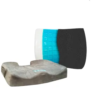 Bael Wellness Ergonomic Seat & Lumbar Support Cushion – Gel-Enhanced Comfort Combo