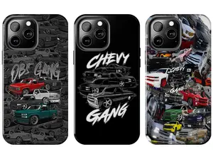 OBS Gang Truck Tough Phone Case,Chevy Gang,Compatible with iPhone 7, 8, X, 11, 12, 13, 14, 15, 16 17 & Samsung Galaxy S21, S22, S23 & S24 S25 series