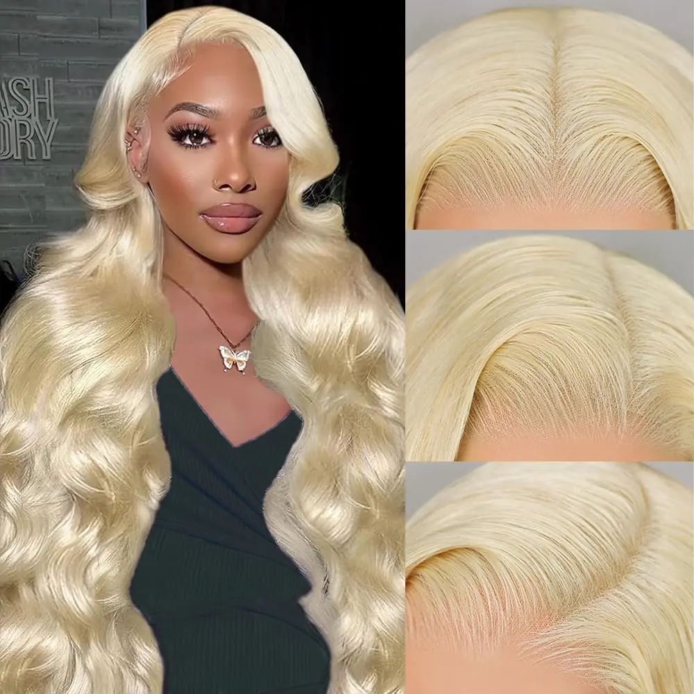 613 Lace Front Wig Human Hair, 13x6 Blonde Lace Front Wigs  display picture 1