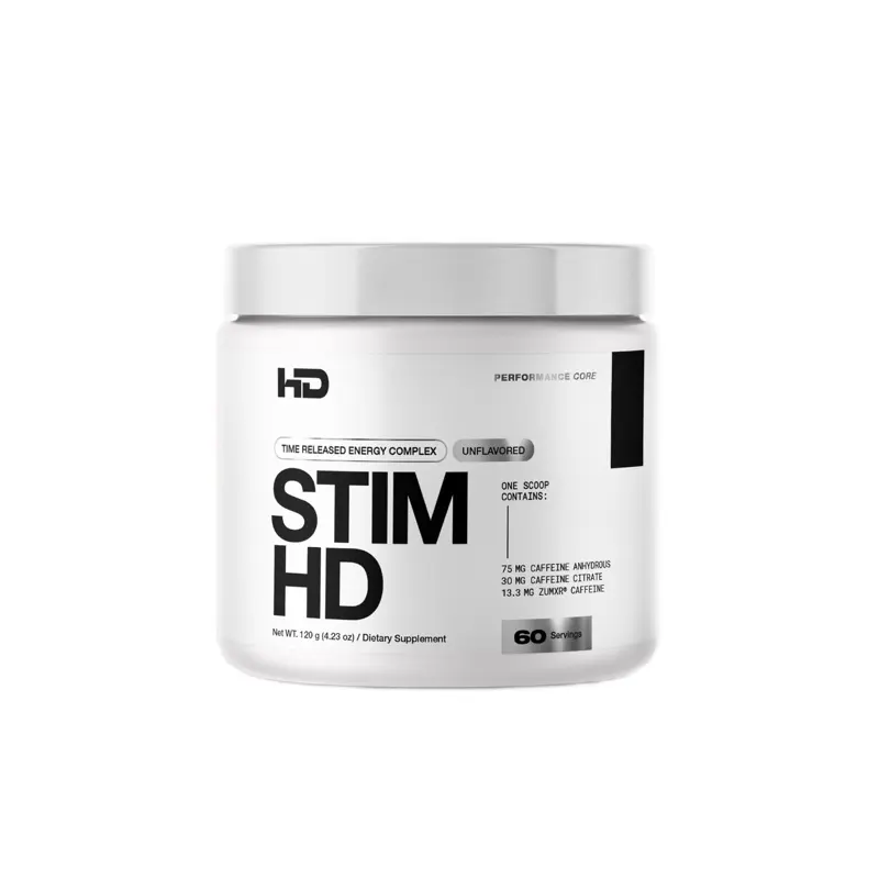 StimHD by HD Muscle, Caffeine Unflavored Preworkout Stacker