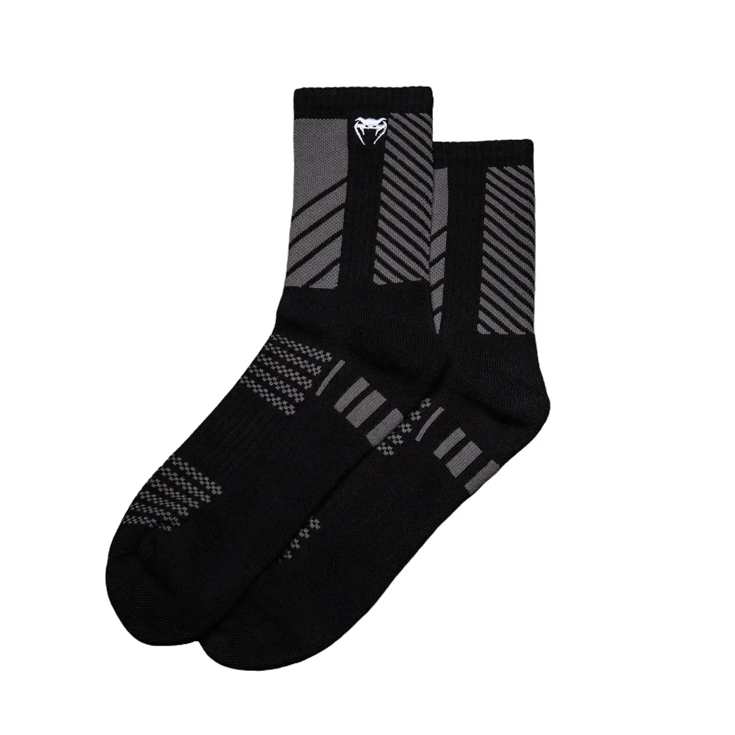 Venum Vector Crew Socks - Black/Grey