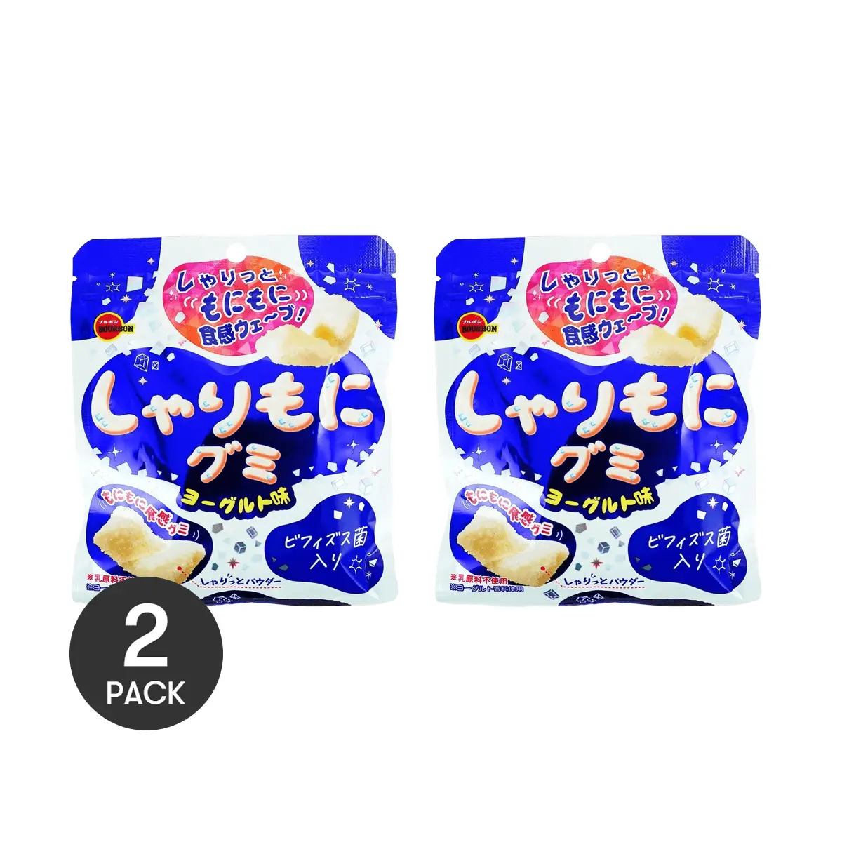 BOURBON Japanese Puro Dream Cool Yogurt Gummies 57g - Soft Chewy Candy