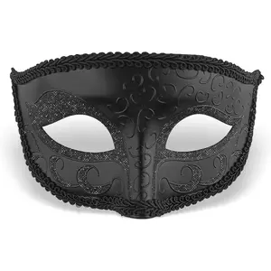 Masquerade mask for men classic vintage venetian mens mask lightweight gentle specially for costume theme parties