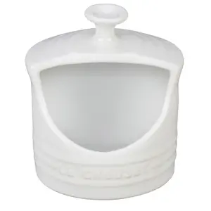 Le Creuset Stoneware Salt Crock | White