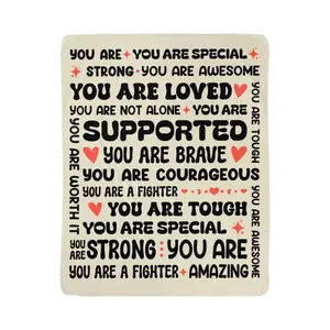 To My Daughter Braver (From Mom) – Sherpa Fleece Blanket