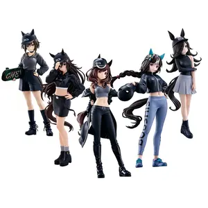 Uma Musume Pretty Derby BoCz Series PVC Anime Figure Collectible Figurine Model for Fans Office Decorations Holiday Gifts Birthday Presents Cute Desk Decor