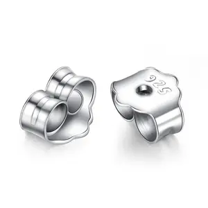 2-12pcs Butterfly earrings back，Simple Ear Plug, Earrings Backs, Diy Jewelry Accessories , Ear Safety Slipping, Prevent Earrings from Women & Girls for Daily Use，Minimalist Trendy Earring Safety Friction Back, Accessories for Stud & Hoop Earrings