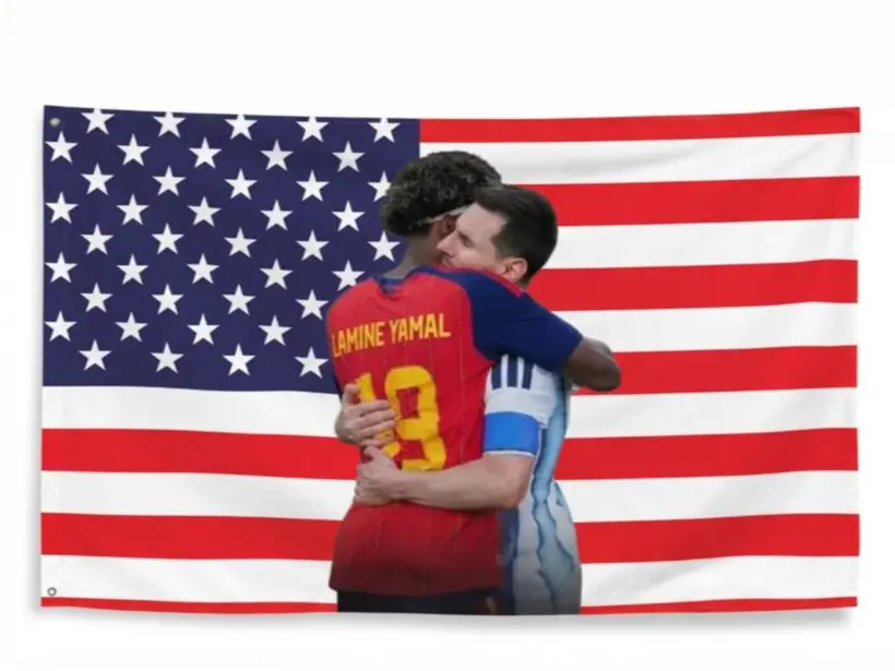 Sports Room Decor – Soccer Wall Flag Sports Flag, Fan Gift Decorative