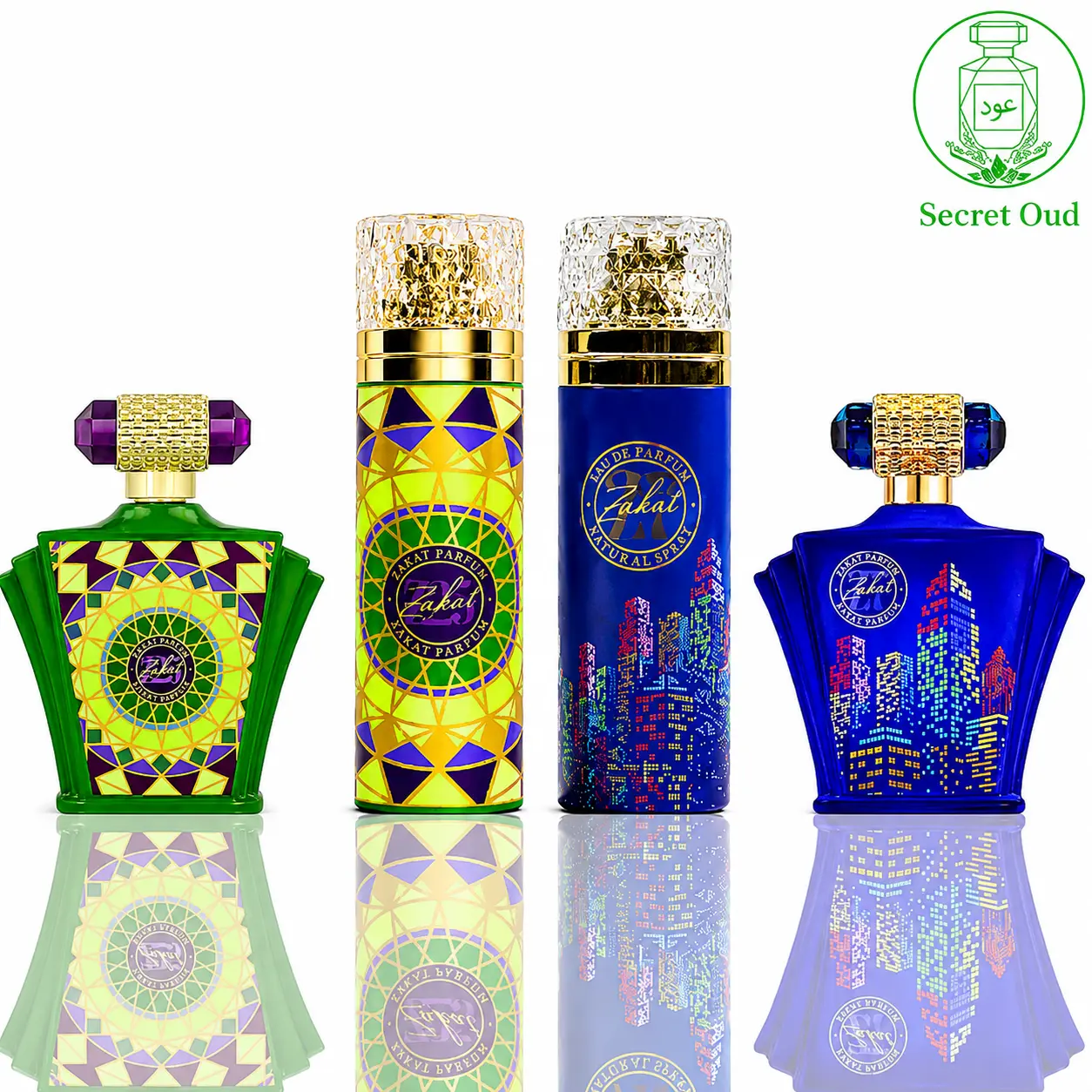 Z7 Body Spray + Z25 Body Spray +Zakat Z7 PERFUME + Zakat Z25 PERFUME -- 4 PIECE BUNDLE
