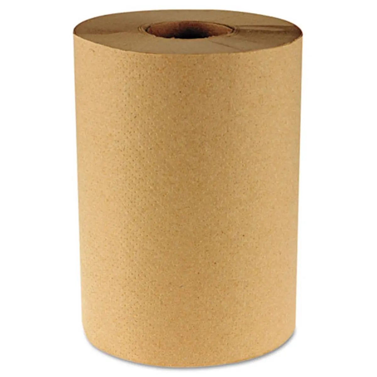 212 MAIN Nonperforated 1-Ply Hardwound Paper Towel Roll, 8 in. x 350' Natural Wipes, Multipurpose Hand Towels for Washrooms, One Ply