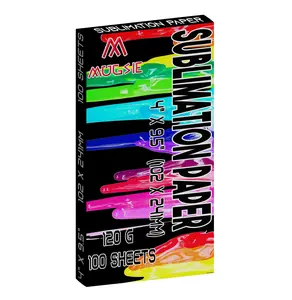 Premium 4" x 9.5" Sublimation Paper for 15 oz Mugs - 100 Sheets - Ideal for Sublimation Ink & Inkjet Printers