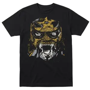 Comfort Colors George Kittle Wrestling Graphic Tee, Fierce Tiger Mask Design Shirt, Streetwear Aesthetic Outfit for Men Women, Wrestling Fan Gift