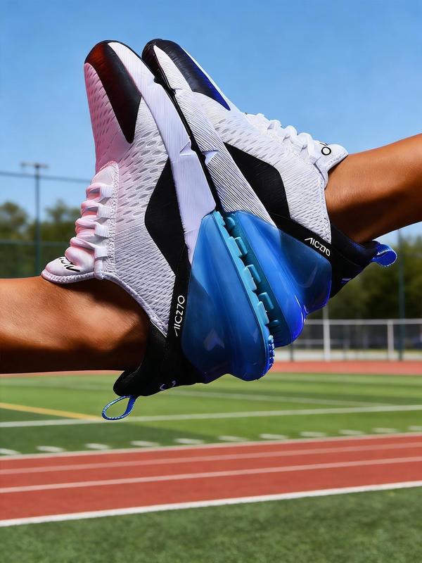 Men's Large Size Casual Sports Shoes, Comfortable Durable Lightweight Breathable Woven Upper, Shock Absorption Sole, Multiple Colors Available