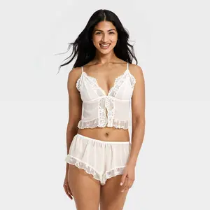 Women's Heirloom Lace Top Set - Auden