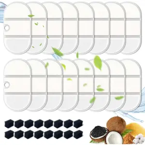 32 Packs for Petlibro  Water Fountain Filters Replacement, Compatible with PETLIBRO Capsule  Water Fountain PLWF002 (16 Replacement Water Filter + 16 Pre-Filter Sponges)