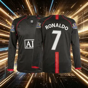 7# Cristiano Ronaldo 07 08 Home And Away Short And Long Sleeve Soccer Jersey Fans Version