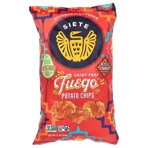 Siete Potato Chips, Fuego , 5.5 Oz (156 g)