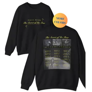 Gracie Abrams The Secret of Us Tour Crewneck Sweatshirt, Unisex T-shirt, Gift for fan