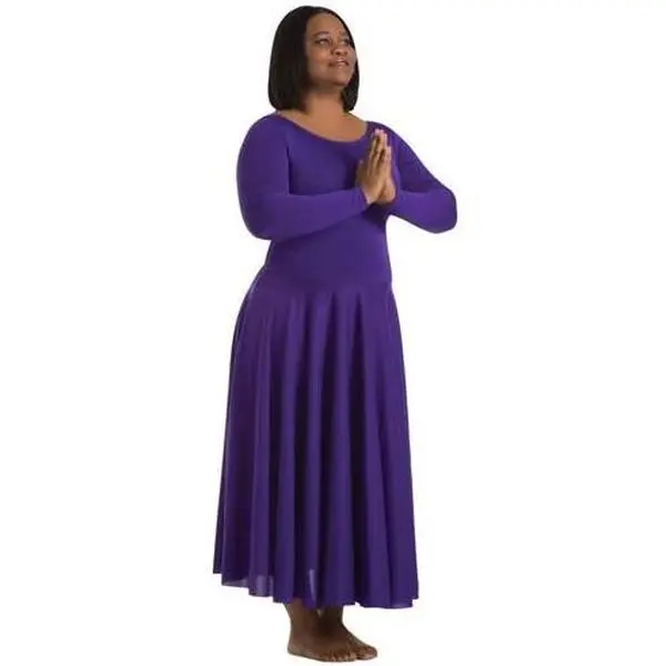 Body Wrappers Long Sleeve Dance Dress #512