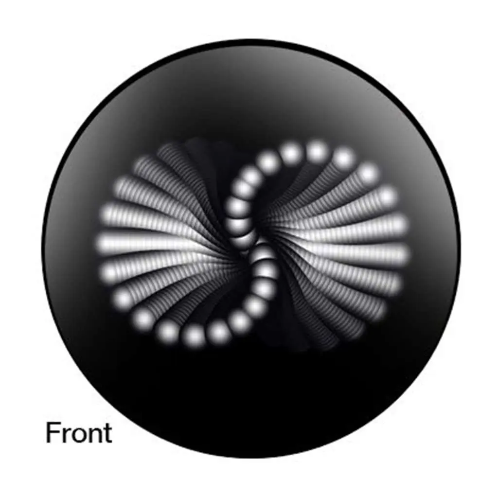 Mobius Strip Bowling Ball - By Stan Ragats, Featuring Möbius Pattern, Unique Shape (Sports & Outdoor Ball Sports Accessory)