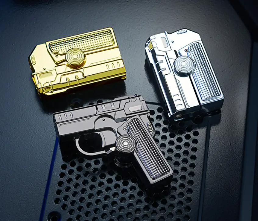 Windproof Torch Lighter  (Gas Not Included) Refillable FoldableRotatable Lighter...