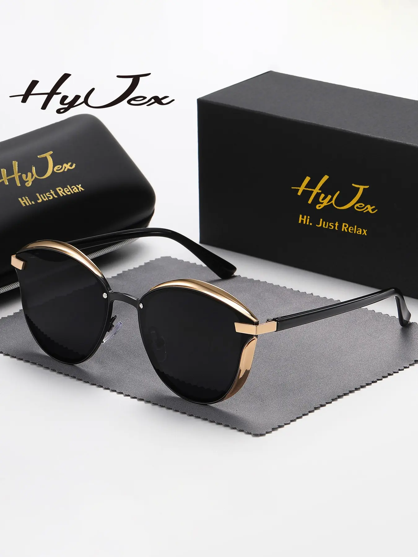 HYJEX 1 Piece Unisex Fashionable And Luxurious Full Frame Sunglasses Elegant And Charming Butterfly Frame Sunglasses UV400