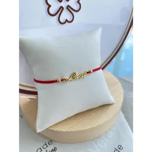 Gold Cursive Love Bracelet