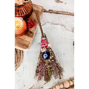 Ritual Herbal Broom (Evil Eye)