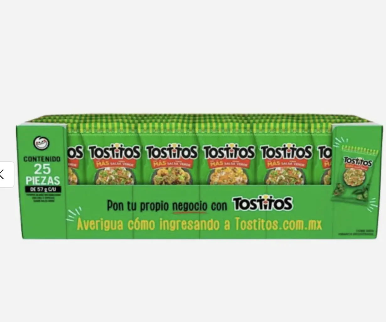 25 PK- Tostito Pack Salsa Verde 25 PK- Tostito Pack Salsa Verde