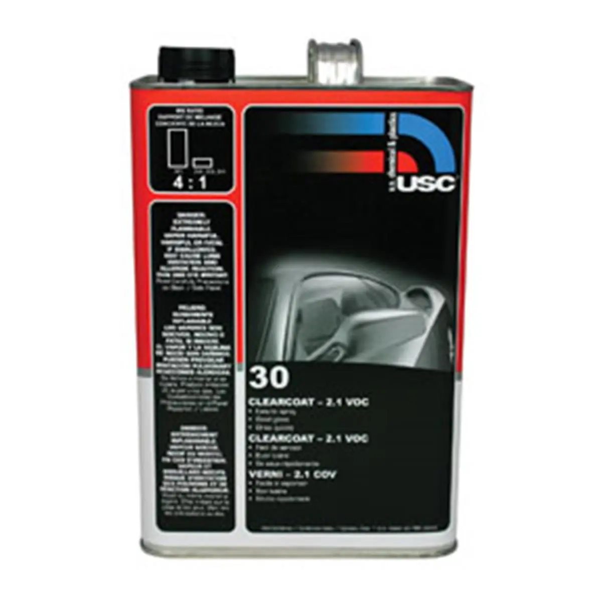 212 MAIN U.S. Chemical & Plastics 2.1 VOC Clear Clearcoat, 1 gal Automotive Paint Care Solution