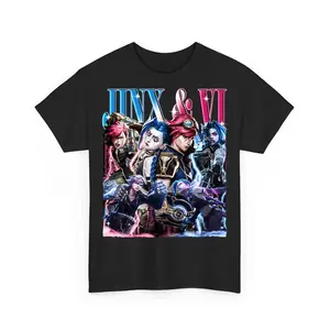 Jinx & Vi shirt, Jinx & Vi Arcane 2 shirt, Arcane 2 T-Shirt/ Sweatshirt/ Hoodie