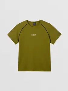 Pique Front Elevated T-Shirt