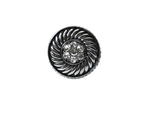 Big Fun Sparkly Cocktail Ring - Adjustable with Stretch Shank - Center Crystals - Fits Sizes 6-10