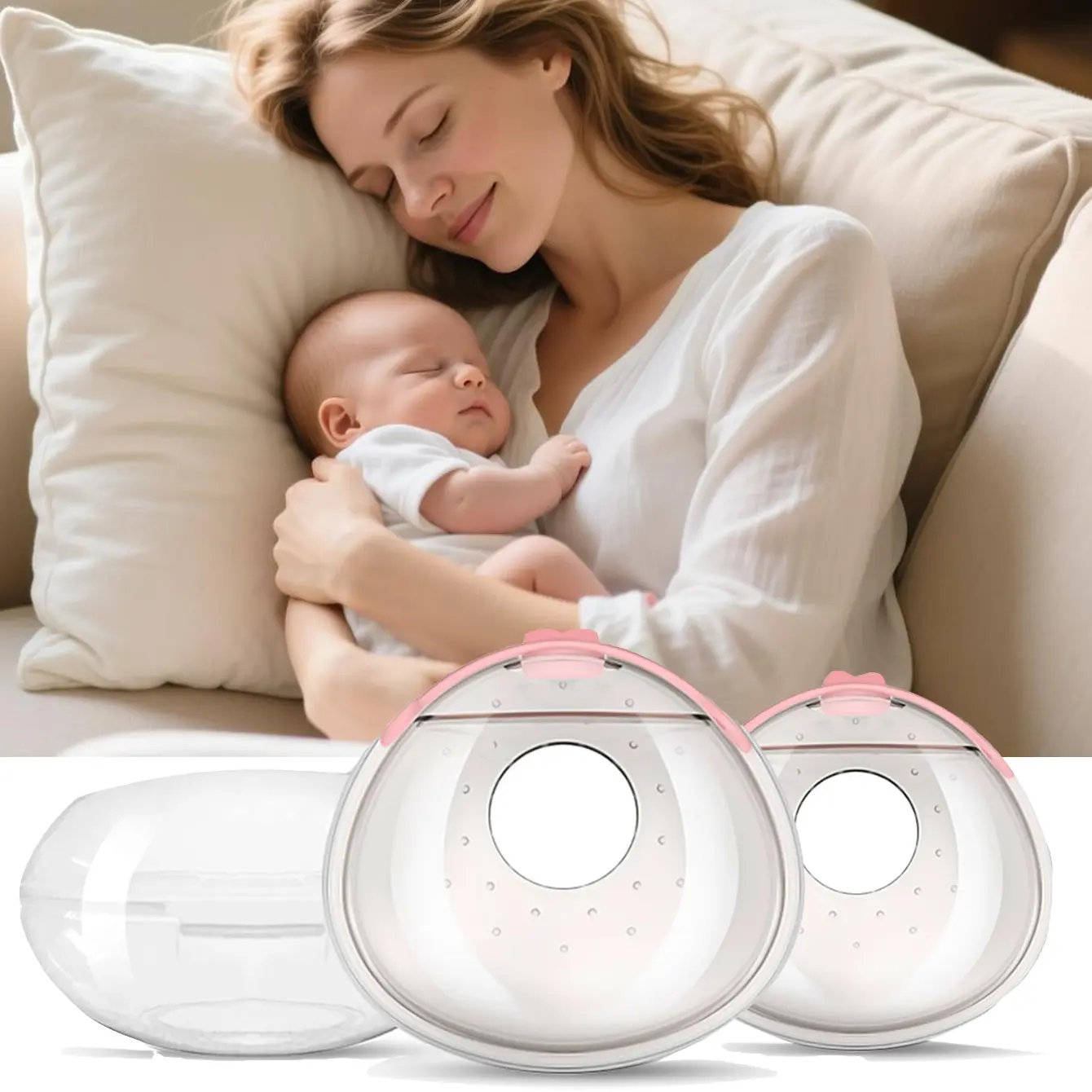 3pcs/pack Soft Silicone Breast Shield Protector, Breast Milk Collector, Reusable Maternity Nursing Pad, Portable Travel Milk Saver, Nursing Pads Reusable for Breastfeeding