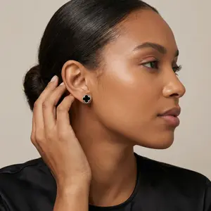 Real Silver flower Earring 925 Fine Silver Real Silver flower Earring 925 Fine Silver