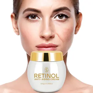 130g Retinol Anti-Wrinkle Cream with Collagen and Hyaluronic Acid, Deeply Moisturizes Dry Skin, Tightens and Reduces Fine Lines