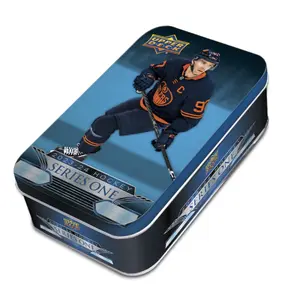 2023-24 Upper Deck Series 1 Hockey Factory Sealed Retail Tin