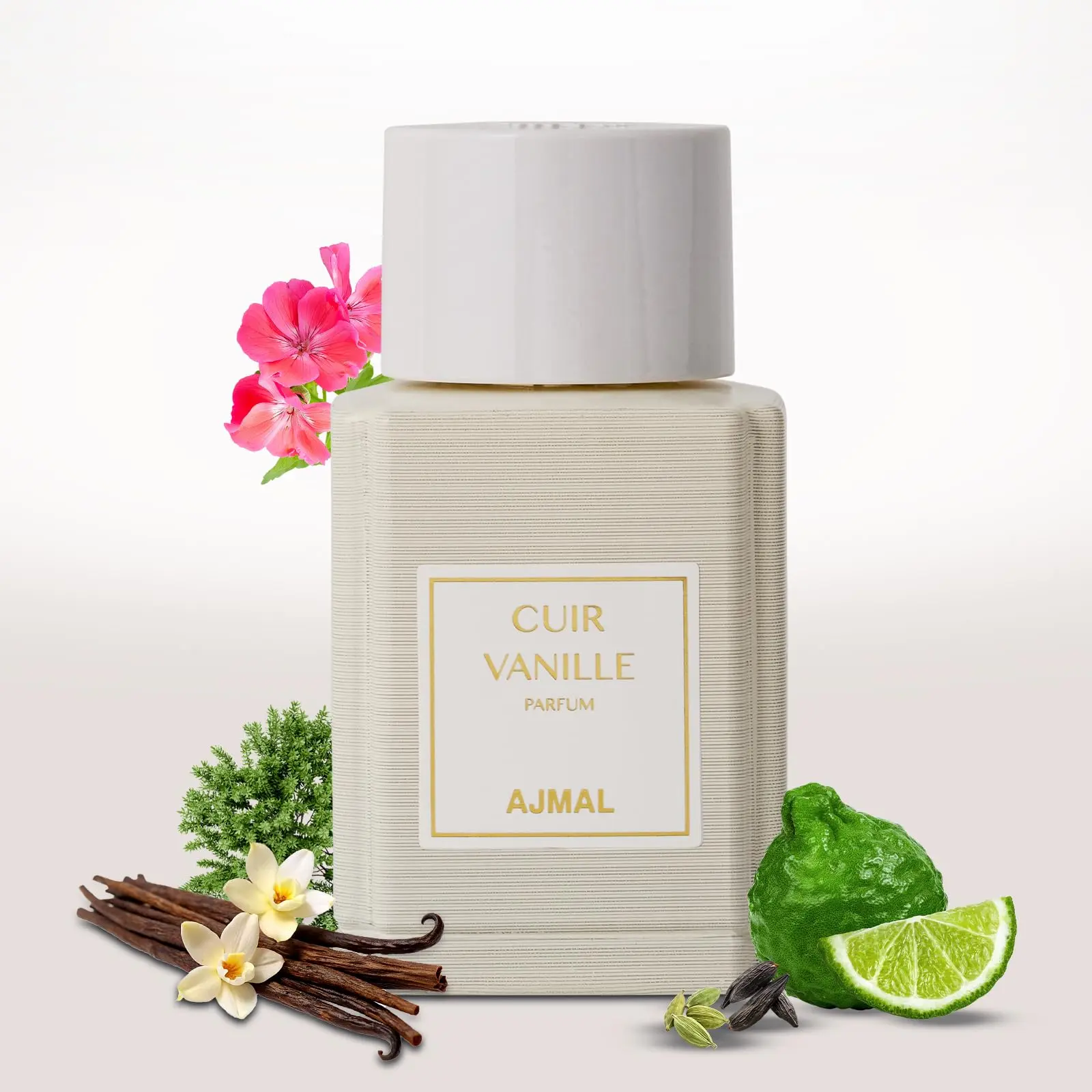 Ajmal Oud Marquis Cuir Vanille Eau de Parfum 100ML / 3.4 Fl oz – Men’s Fresh Spicy Fragrance with Apple, Bergamot & Cardamom