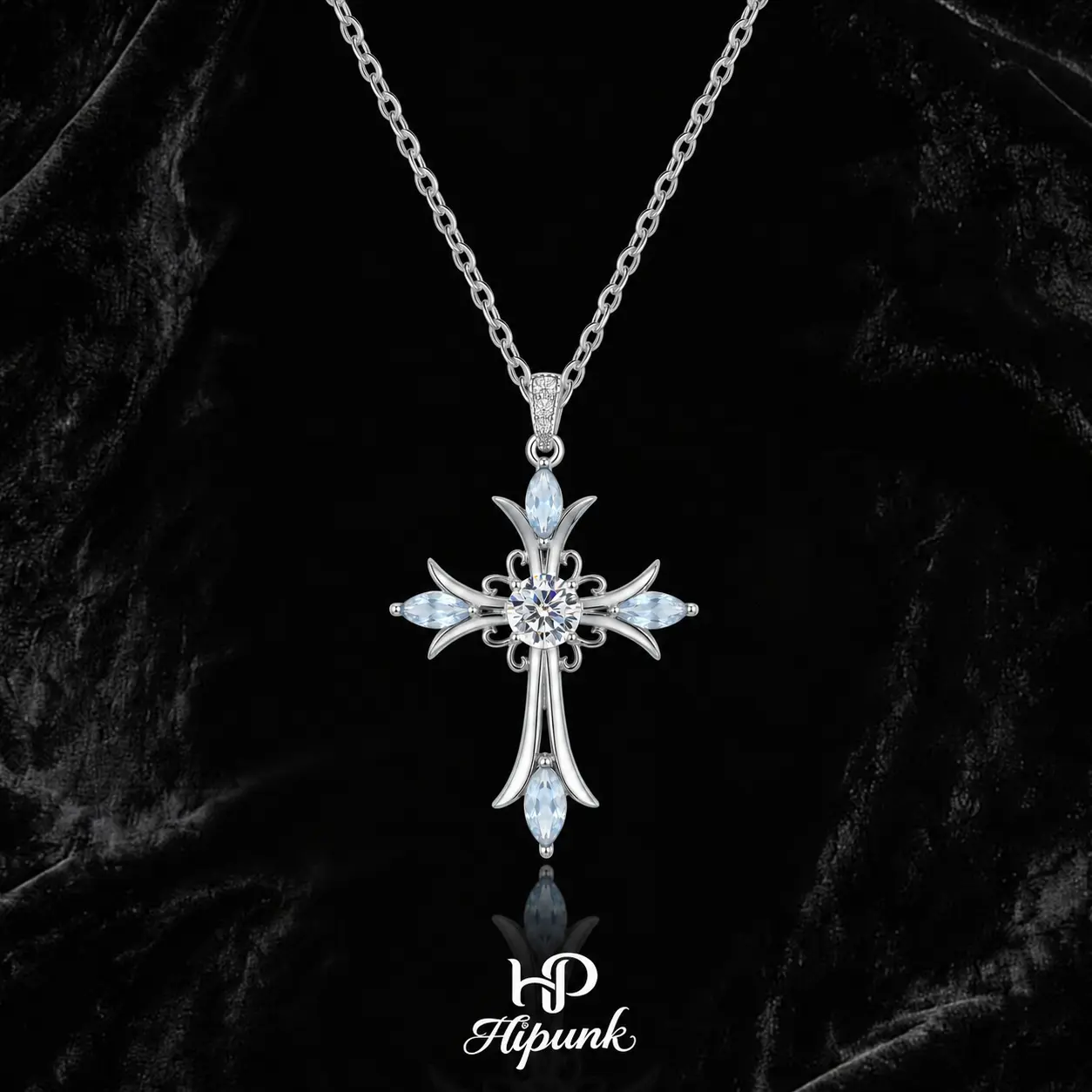 HIPUNK Easter Gifts Upgraded Christian Cross Necklace for Women and Men, Non-Tarnish Cross Pendant Necklace, Unisex Faith Jewelry, Religious Gift for Her and Him