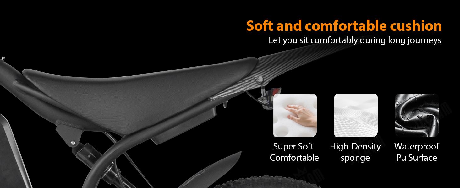 Ebike Peak Power 3000W Full Suspension 42 MPH Top Speed 60 Miles Range 48V 18Ah Battery LED Lights IPX6 Waterproof Hydraulic Brakes for Outdoor Cycling Gift for Adults & Teens Ebike Peak Power 3000W Full Suspension 42 MPH Top Speed 60 Miles Range 48V 18Ah Battery LED Lights IPX6 Waterproof Hydraulic Brakes for Outdoor Cycling Gift for Adults & Teens