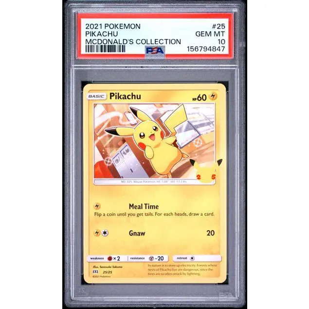Pikachu #25 - [Graded PSA 9] McDonald's 25th Anniversary Promos (M21)
