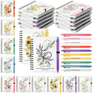 20 Set Nurse Gifts for Women Nurse Week Appreciation  Thank You Gifts for Women Inspirational  Design Spiral Notebook and Ballpoint Pen for CNA RN NP LPN  Team Coworker