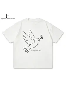 "Peace For All" Minimalist Peace Dove Tee | Stop War In Middle East T-Shirt