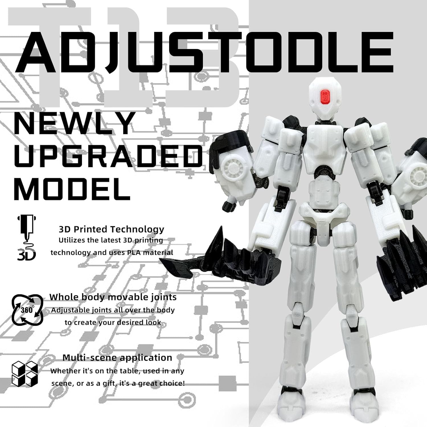 New: Tekken T13, Assembled and Ready-to-Play 3D Printed Multi-Jointed Movable Action Figure, Poseable Desktop Decor Model for Game Lovers (Complete Set of 13 Figures)