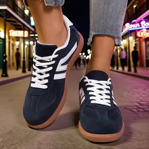 Women Casual Sneakers Low-Top Elegant Walking Shoes Outdoor Non-Slip Lace-Up Sport Trainers